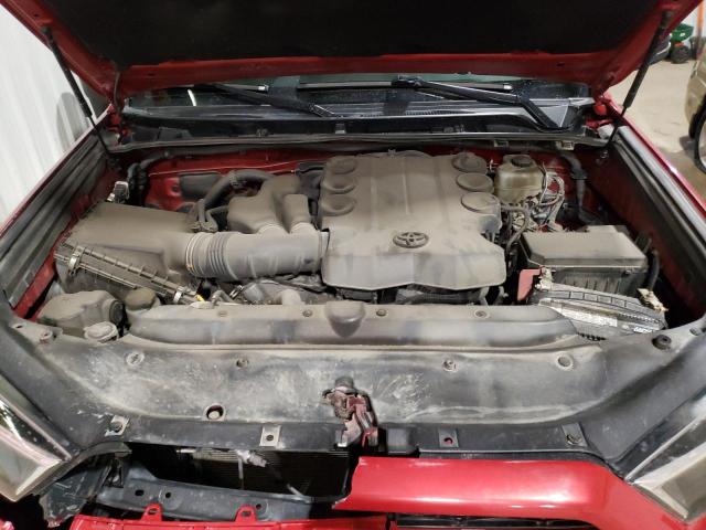 JTEBU5JR8G5352551 - 2016 TOYOTA 4RUNNER SR5/SR5 PREMIUM 红色 照片 11