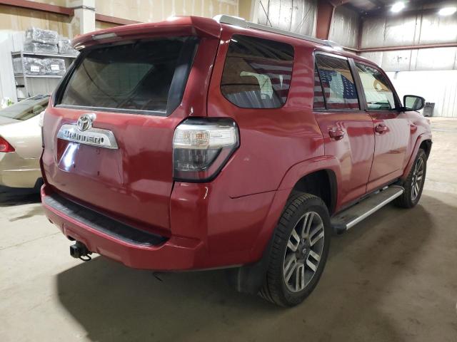 JTEBU5JR8G5352551 - 2016 TOYOTA 4RUNNER SR5/SR5 PREMIUM RED photo 3