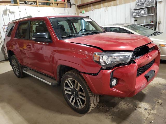 JTEBU5JR8G5352551 - 2016 TOYOTA 4RUNNER SR5/SR5 PREMIUM RED photo 4