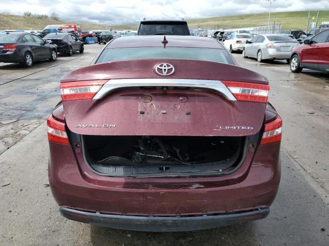 4T1BK1EB2DU018173 - 2013 TOYOTA AVALON BASE Bordo foto 6