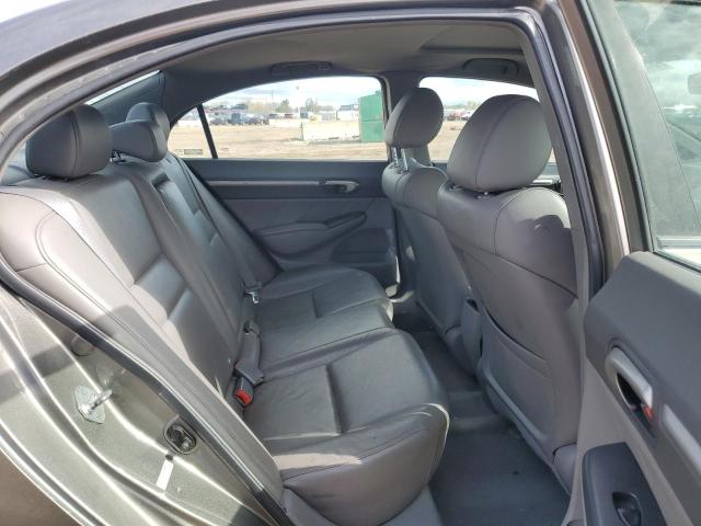 1HGFA16928L037775 - 2008 HONDA CIVIC EXL SILVER photo 10