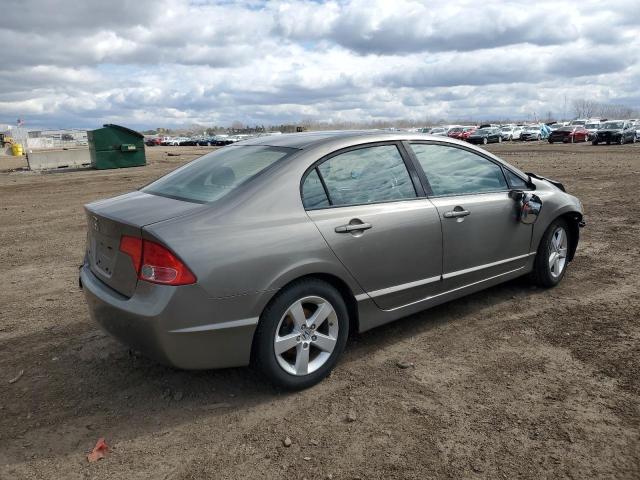 1HGFA16928L037775 - 2008 HONDA CIVIC EXL SILVER photo 3