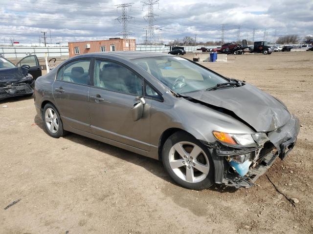 1HGFA16928L037775 - 2008 HONDA CIVIC EXL SILVER photo 4