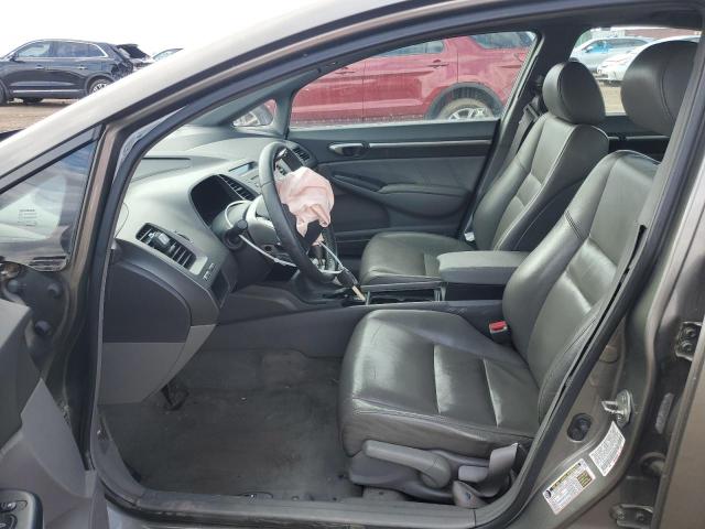 1HGFA16928L037775 - 2008 HONDA CIVIC EXL SILVER photo 7