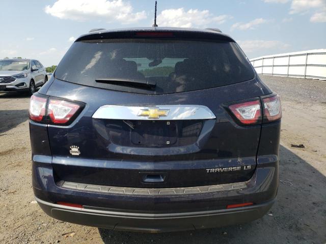 1GNKRFKD5FJ165246 - 2015 CHEVROLET TRAVERSE LS BLUE photo 6