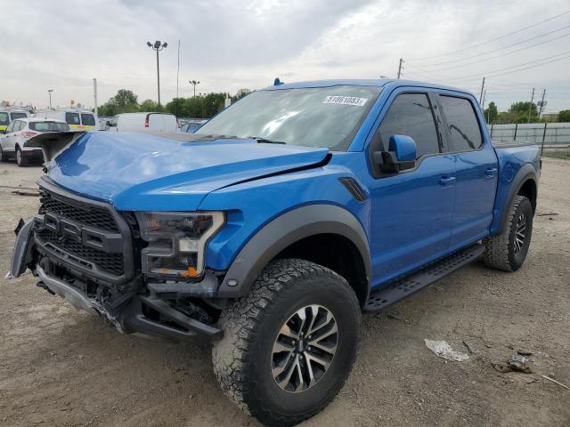 1FTFW1RG6KFC43956 - 2019 FORD F150 RAPTOR BLUE photo 1