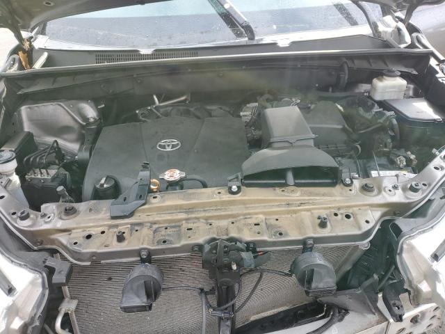 5TDJZRFH7KS917626 - 2019 TOYOTA HIGHLANDER SE GRAY photo 12