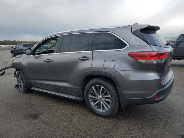 5TDJZRFH7KS917626 - 2019 TOYOTA HIGHLANDER SE GRAY photo 2