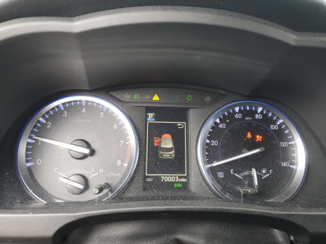 5TDJZRFH7KS917626 - 2019 TOYOTA HIGHLANDER SE GRAY photo 9