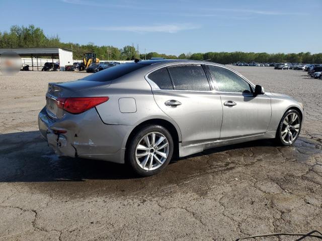JN1BV7AR5FM423693 - 2015 INFINITI Q50 BASE GRAY photo 3