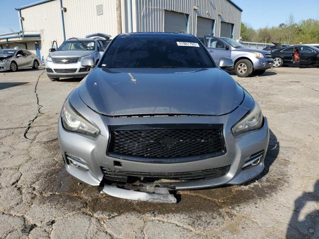 JN1BV7AR5FM423693 - 2015 INFINITI Q50 BASE GRAY photo 5