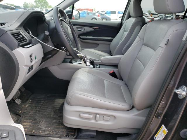 5FNYF6H09JB067417 - 2018 HONDA PILOT ELITE GRAY photo 7