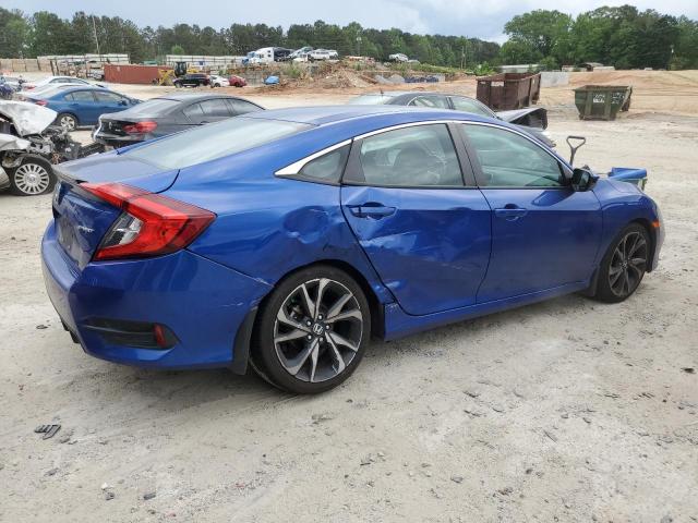 2HGFC2F86LH515984 - 2020 HONDA CIVIC SPORT 蓝色 照片 3