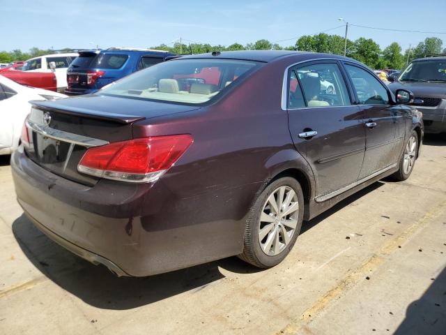 4T1BK3DB1CU443475 - 2012 TOYOTA AVALON BASE Bordo foto 3
