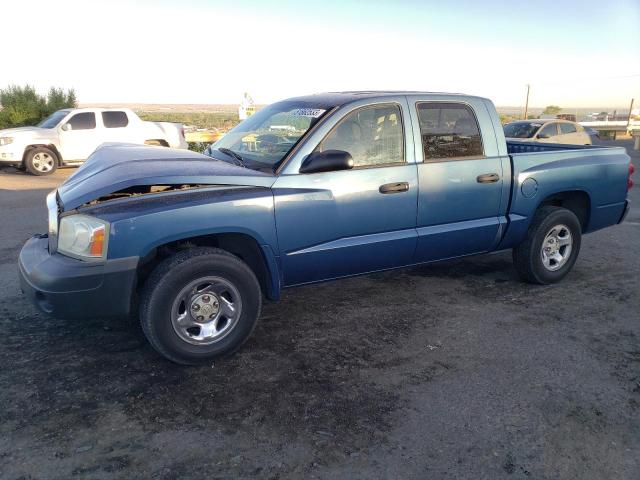 1D7HE28K55S194645 - 2005 DODGE DAKOTA QUAD BLUE photo 1