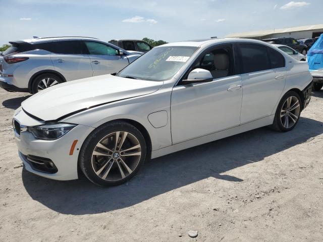 WBA8E1C50HK480376 - 2017 BMW 330E WHITE photo 1