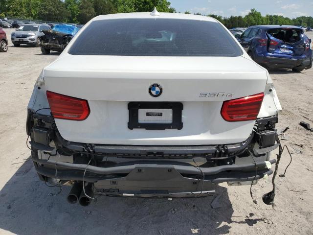 WBA8E1C50HK480376 - 2017 BMW 330E WHITE photo 6