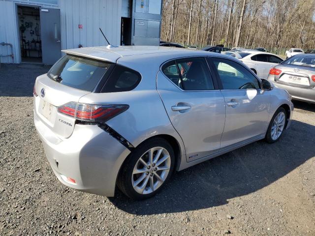 JTHKD5BH7D2125339 - 2013 LEXUS CT 200 SILVER photo 3