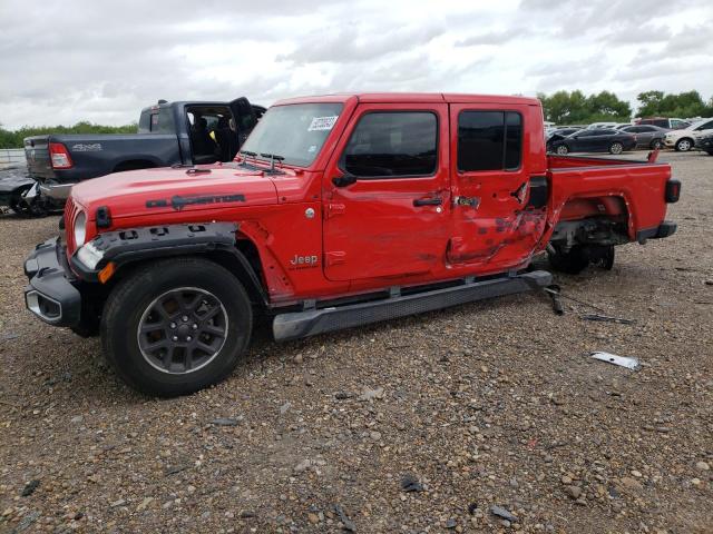 1C6HJTFG7ML618949 - 2021 JEEP GLADIATOR OVERLAND RED photo 1