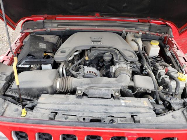 1C6HJTFG7ML618949 - 2021 JEEP GLADIATOR OVERLAND RED photo 11