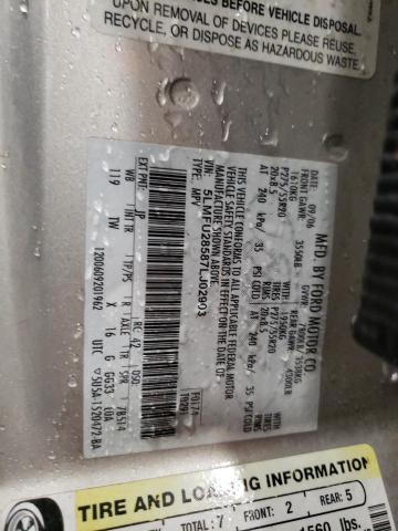 5LMFU28587LJ02903 - 2007 LINCOLN NAVIGATOR ვერცხლისფერი ფოტო 13