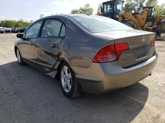 1HGFA16828L016528 - 2008 HONDA CIVIC EX GRAY photo 2