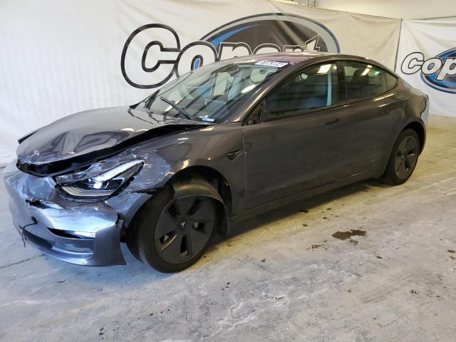 5YJ3E1EA2NF291227 - 2022 TESLA MODEL 3 GRAY photo 1