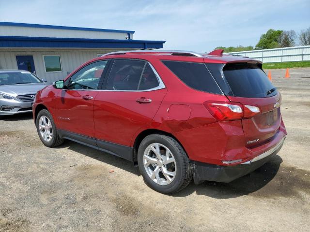 3GNAXXEV1KS597837 - 2019 CHEVROLET EQUINOX PREMIER RED photo 2