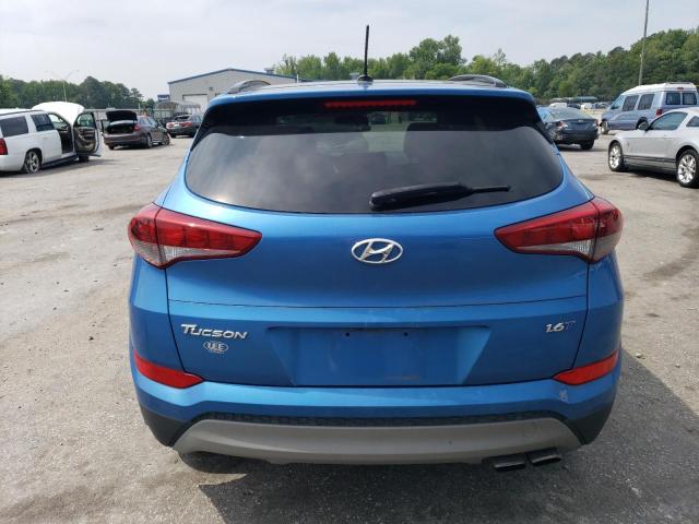 KM8J33A29HU444927 - 2017 HYUNDAI TUCSON LIMITED BLUE photo 6