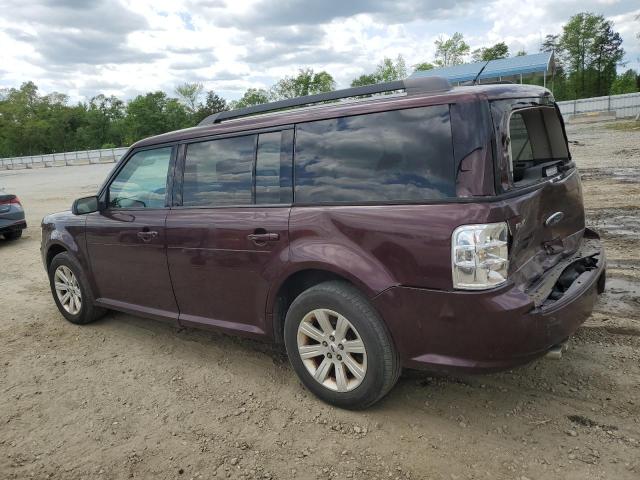 2FMGK5BC0BBD11292 - 2011 FORD FLEX SE BURGUNDY photo 2