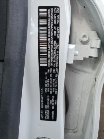 ZASPAKBN4L7C97566 - 2020 ALFA ROMEO STELVIO TI WHITE photo 12