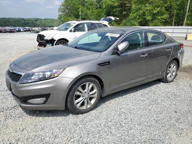 5XXGN4A76DG218399 - 2013 KIA OPTIMA EX GRAY photo 1