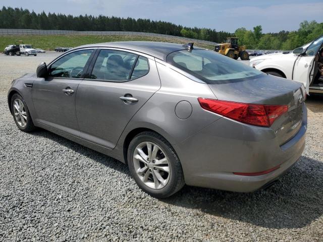 5XXGN4A76DG218399 - 2013 KIA OPTIMA EX GRAY photo 2