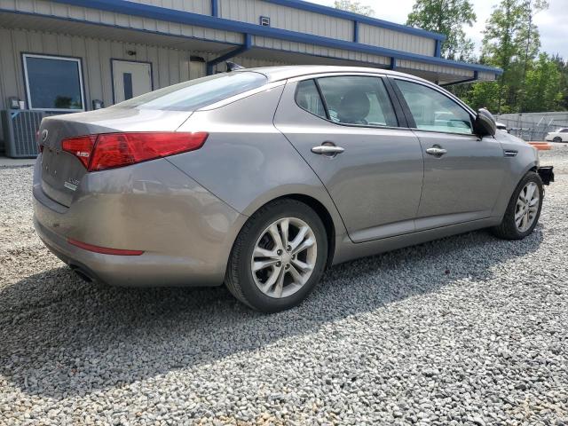 5XXGN4A76DG218399 - 2013 KIA OPTIMA EX GRAY photo 3