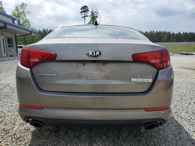 5XXGN4A76DG218399 - 2013 KIA OPTIMA EX GRAY photo 6