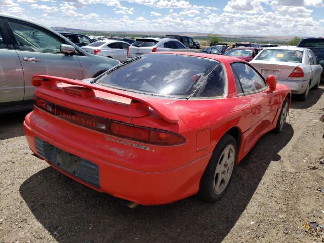 JA3XE74C2NY021100 - 1992 MITSUBISHI 3000 GT VR4 RED photo 3