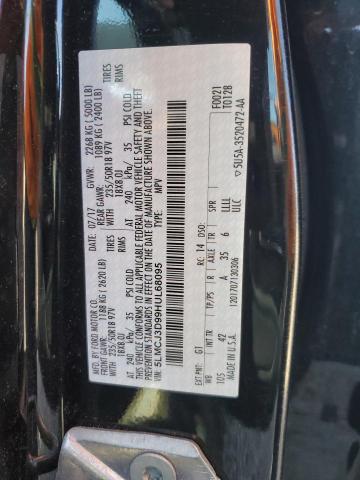 5LMCJ3D99HUL68095 - 2017 LINCOLN MKC RESERVE შავი ფოტო 13