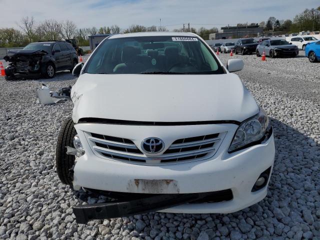 2T1BU4EE4DC026007 - 2013 TOYOTA COROLLA BASE WHITE photo 5