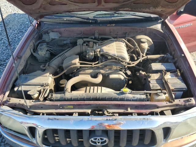 5TEGN92N14Z327929 - 2004 TOYOTA TACOMA DOUBLE CAB PRERUNNER RED photo 11