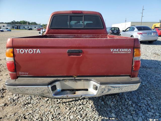 5TEGN92N14Z327929 - 2004 TOYOTA TACOMA DOUBLE CAB PRERUNNER RED photo 6