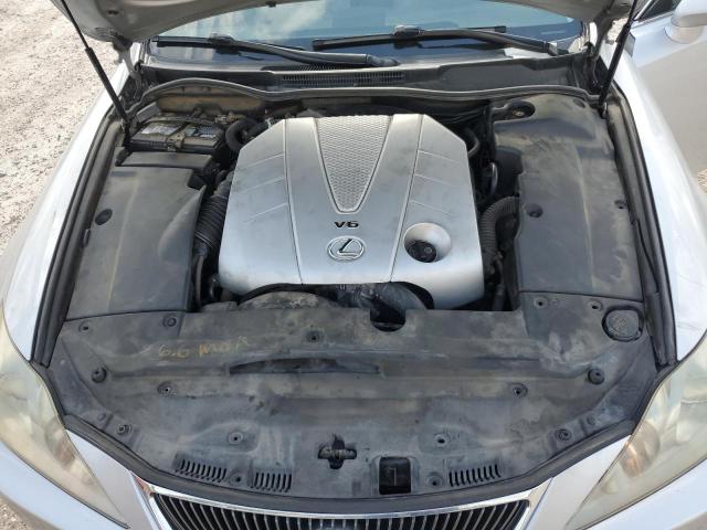 JTHBE262872009573 - 2007 LEXUS IS 350 SILVER photo 11