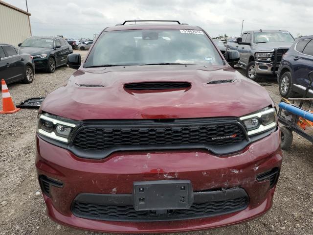 1C4SDJCT4PC578281 - 2023 DODGE DURANGO R/T MAROON photo 5