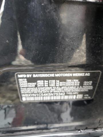 WBXYN1C54K5N75342 - 2019 BMW X2 M35I BLACK photo 13