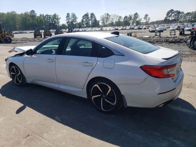 1HGCV1F32MA088900 - 2021 HONDA ACCORD SPORT WHITE photo 2