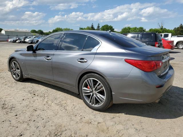 JN1BV7AR2EM704185 - 2014 INFINITI Q50 BASE GRAY photo 2