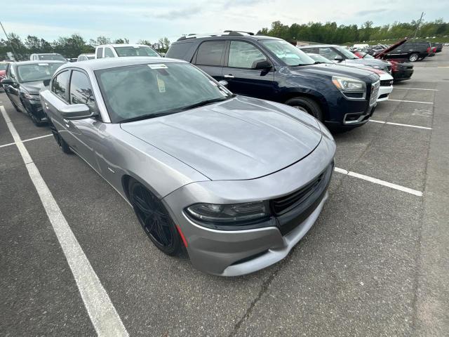 2C3CDXCT0JH225259 - 2018 DODGE CHARGER R/T GRAY photo 1