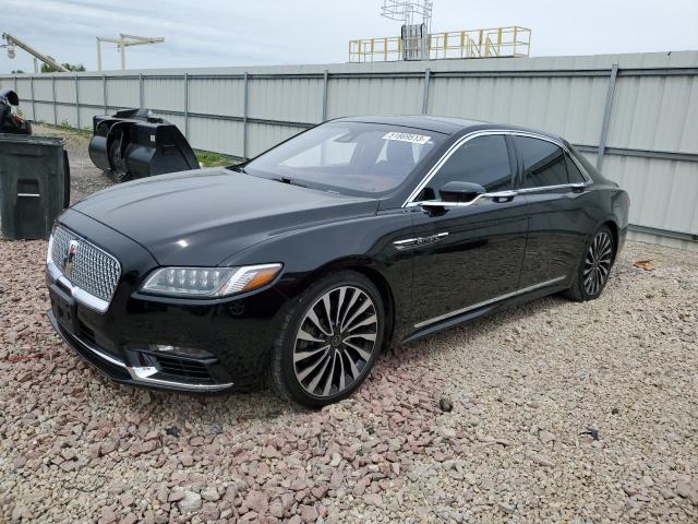 1LN6L9BC0J5609473 - 2018 LINCOLN CONTINENTA BLACK LABEL BLACK photo 1