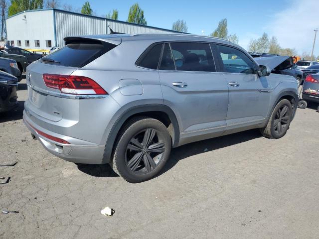 1V26E2CA2LC231902 - 2020 VOLKSWAGEN ATLAS CROS SE SILVER photo 3