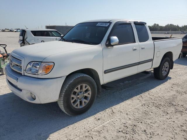 5TBRT34145S457054 - 2005 TOYOTA TUNDRA ACCESS CAB SR5 WHITE photo 1