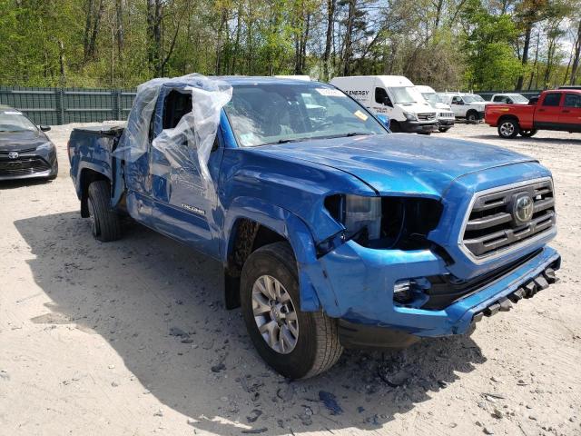 5TFSZ5AN7JX142070 - 2018 TOYOTA TACOMA ACCESS CAB BLUE photo 4